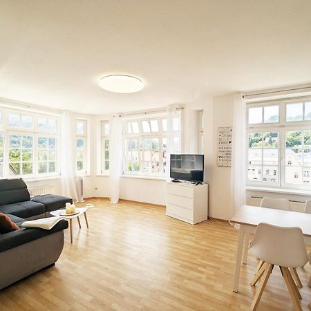 Hw3 - Urlaubsmagie - Helle, Grosse Wohnung Mit Pool Sebnitz Luaran gambar