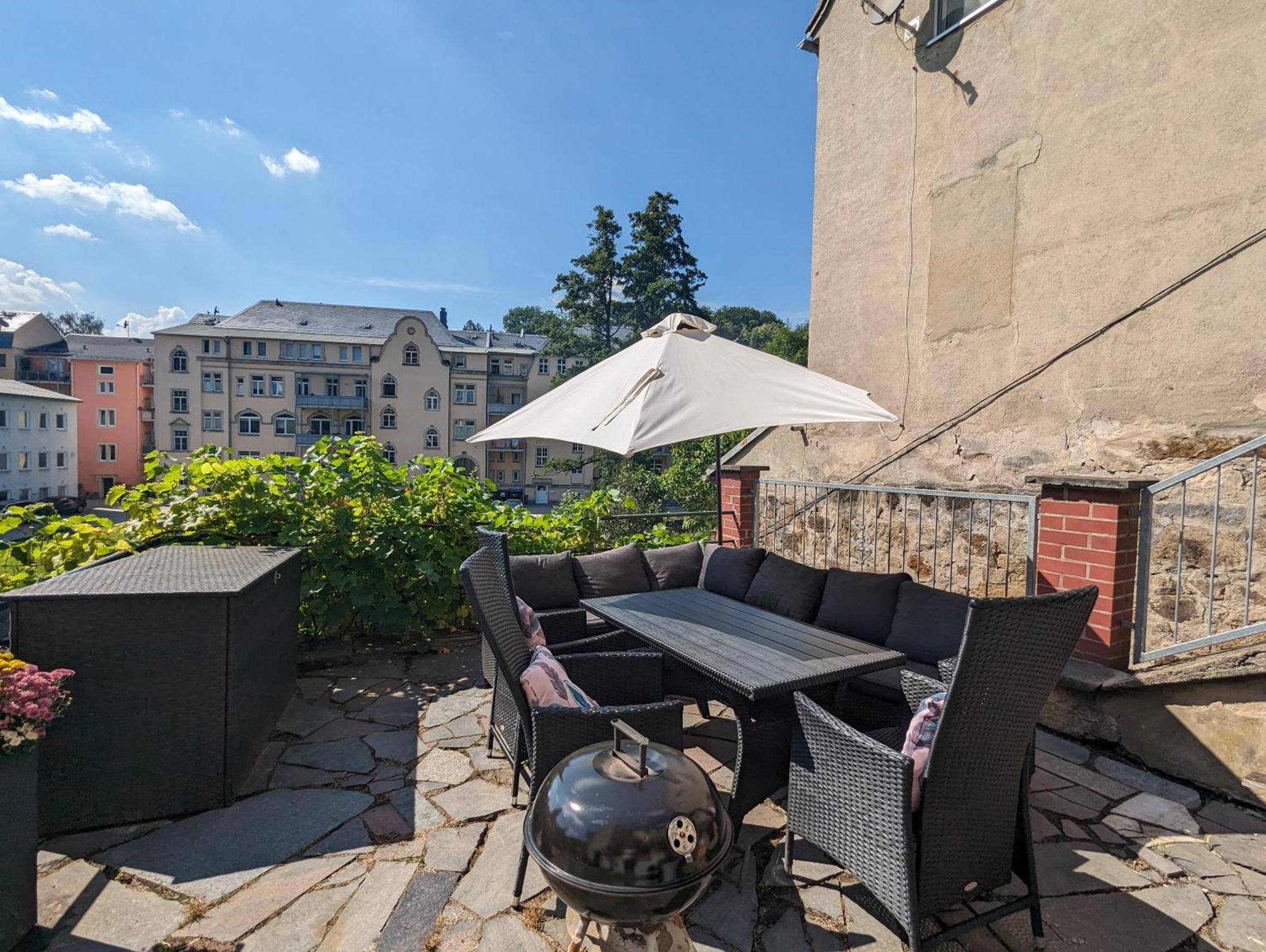 Hw3 - Urlaubsmagie - Helle, Grosse Wohnung Mit Pool Sebnitz Luaran gambar