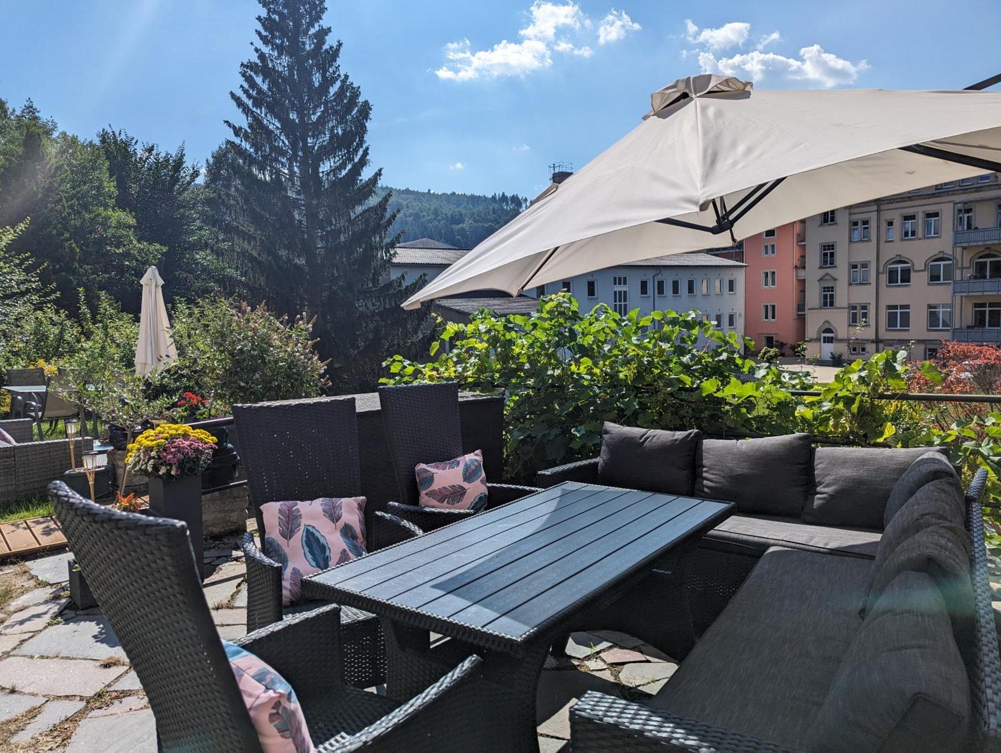 Hw3 - Urlaubsmagie - Helle, Grosse Wohnung Mit Pool Sebnitz Luaran gambar