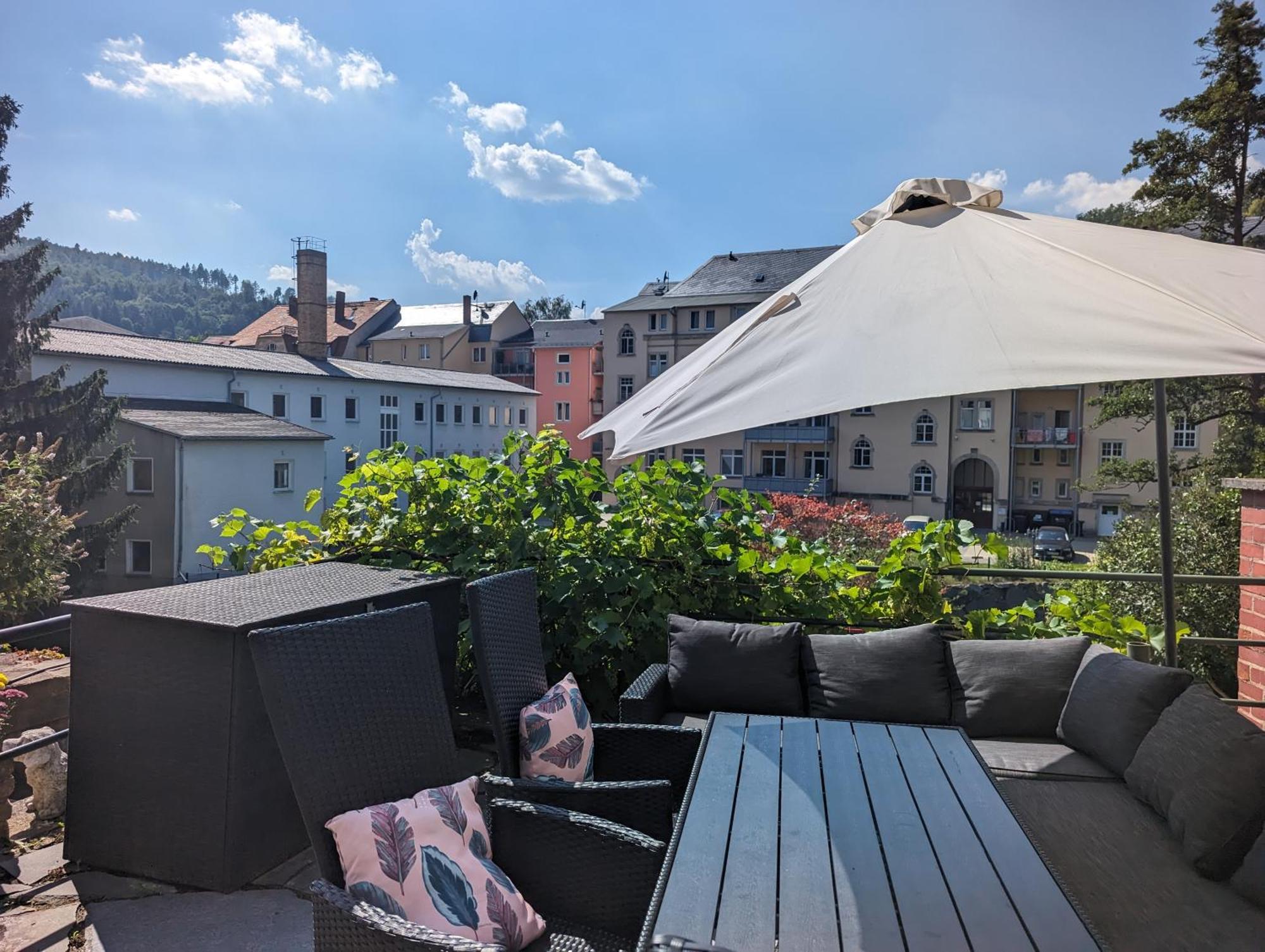 Hw3 - Urlaubsmagie - Helle, Grosse Wohnung Mit Pool Sebnitz Luaran gambar