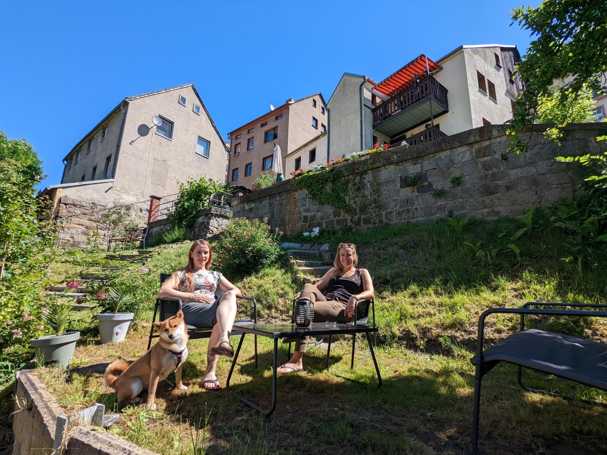 Hw3 - Urlaubsmagie - Helle, Grosse Wohnung Mit Pool Sebnitz Luaran gambar