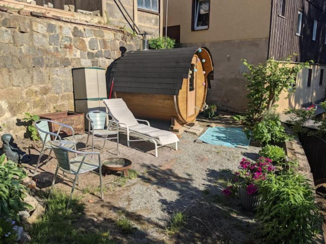 Hw3 - Urlaubsmagie - Helle, Grosse Wohnung Mit Pool Sebnitz Luaran gambar