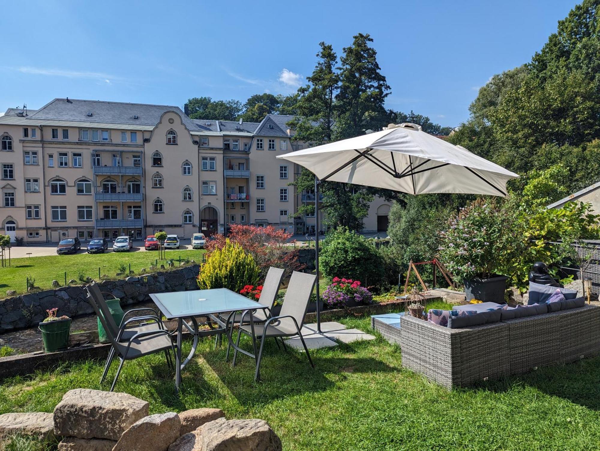 Hw3 - Urlaubsmagie - Helle, Grosse Wohnung Mit Pool Sebnitz Luaran gambar