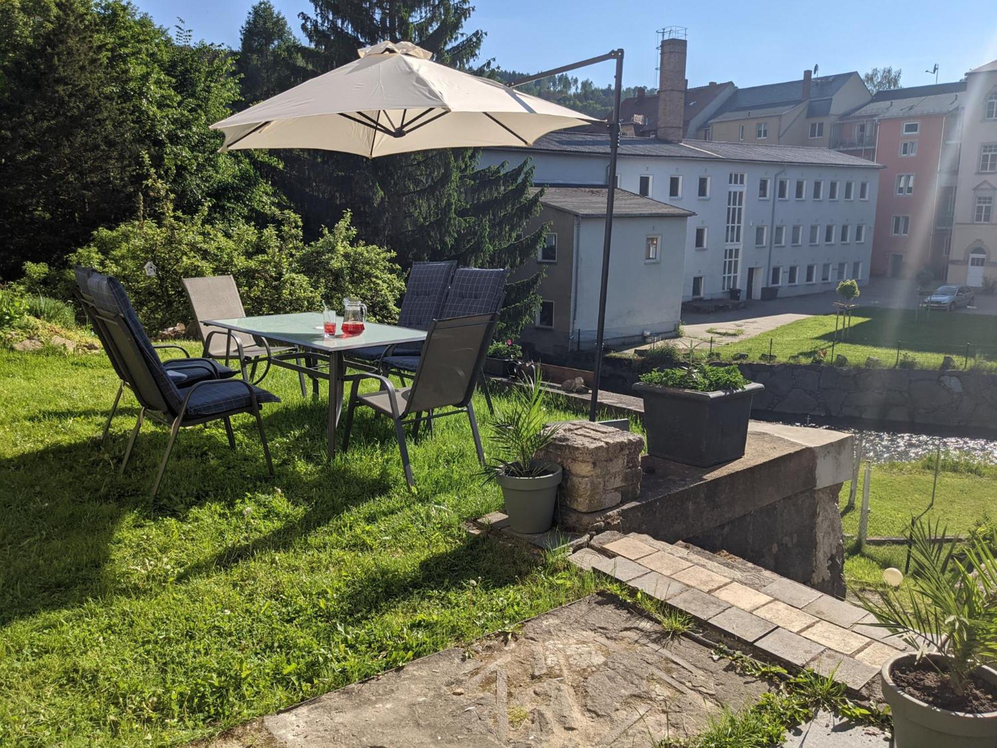 Hw3 - Urlaubsmagie - Helle, Grosse Wohnung Mit Pool Sebnitz Luaran gambar