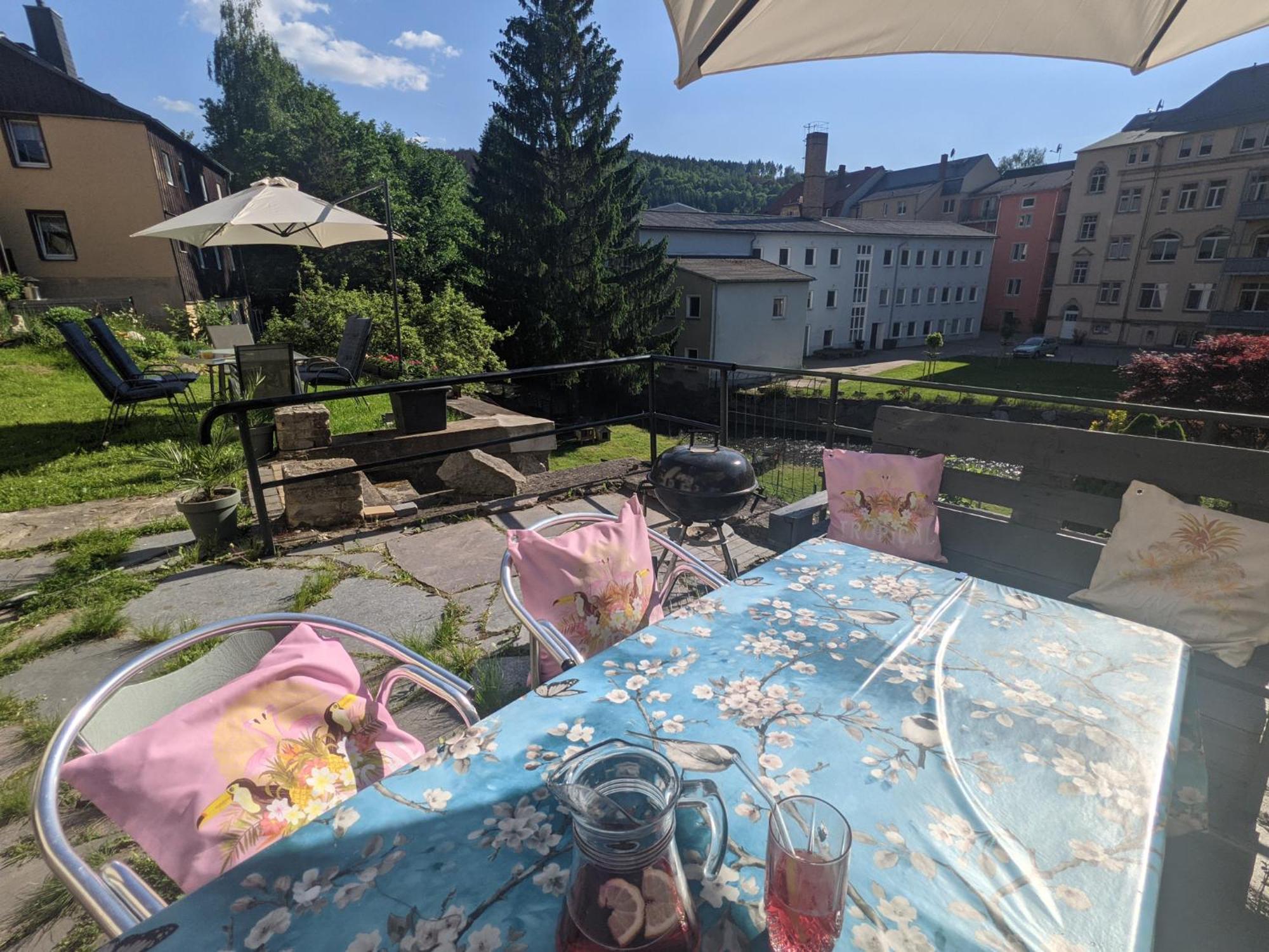 Hw3 - Urlaubsmagie - Helle, Grosse Wohnung Mit Pool Sebnitz Luaran gambar