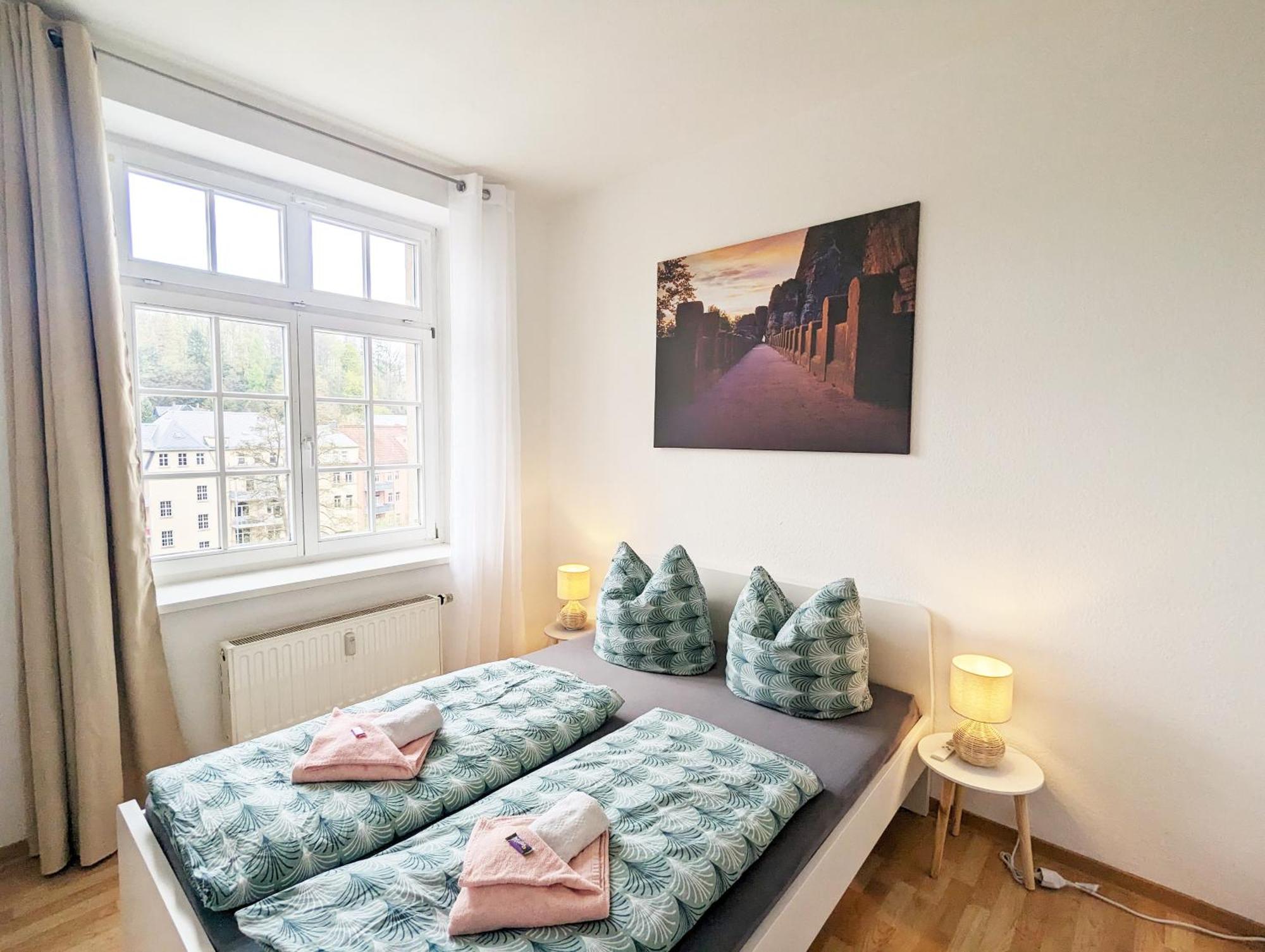 Hw3 - Urlaubsmagie - Helle, Grosse Wohnung Mit Pool Sebnitz Luaran gambar