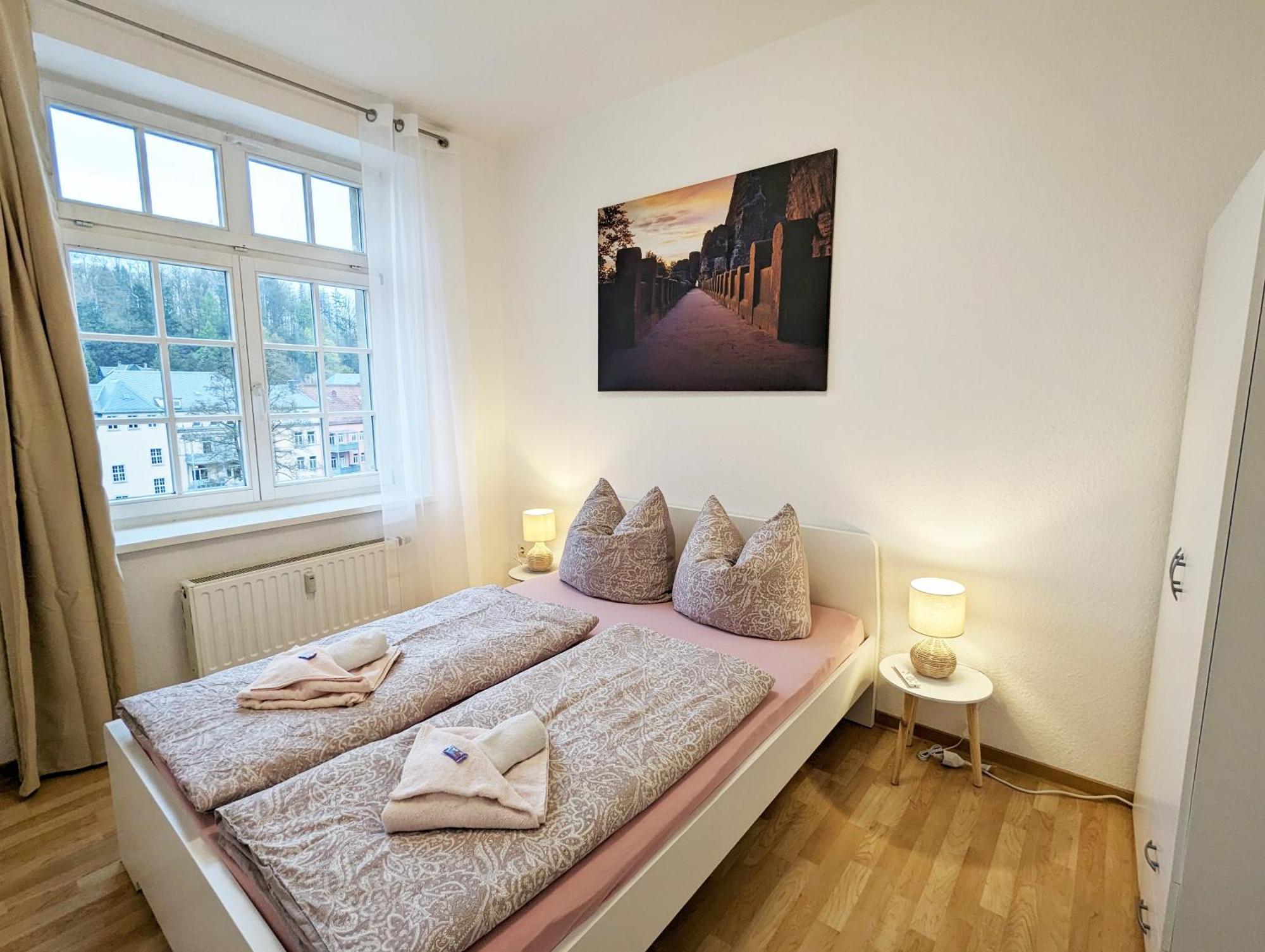 Hw3 - Urlaubsmagie - Helle, Grosse Wohnung Mit Pool Sebnitz Luaran gambar