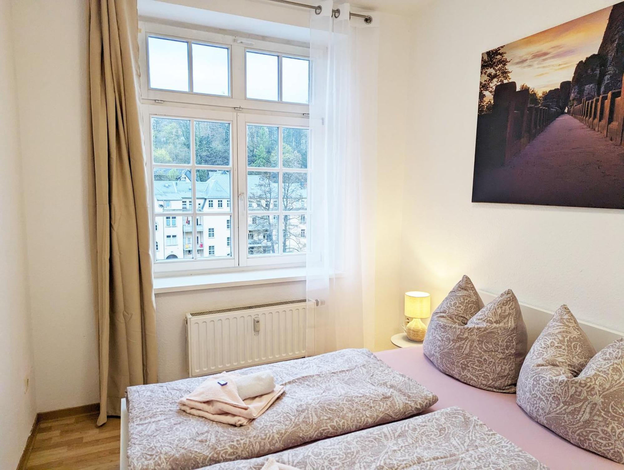 Hw3 - Urlaubsmagie - Helle, Grosse Wohnung Mit Pool Sebnitz Luaran gambar